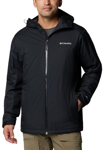 Columbia Point Park Insulated Jacket, Manteau Veste D'Hiver Homme, Black, Taille XL