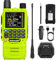 TIDRADIO TD-H3 Ham Radio 5W, Air Band Reception, Type C Wireless Programming Walkie Talkies, Frequency Match,Dual Band Two Way Radio, Long Range Handheld Amateur Radio for Survival - Green,1 Pack