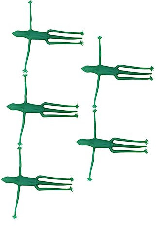 DIKACA 5St Pflanzen dekorative Kabelbinder Baumbindungen Twist-Krawatten, Gartenzwerg Zwerge drahtbinderücken pflanzenzubehör Krawatte für Gartenpflanzen Gartentierbindung Green