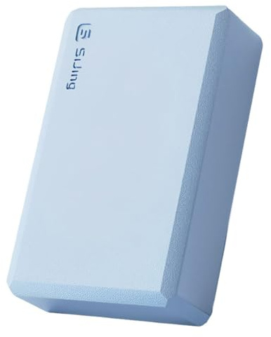 ZZHBOO 1 Blocco da Danza EVA Ad Alta Densità, Attrezzo di Allenamento per Ballo e Yoga, Assistente per Pratica di Danza, Bambini e Donne, 23x15x7.5cm, Blu Smog