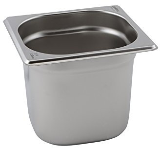 Stainless Steel 1/6 Gastronorm Container 150mm Pan Deep, Catering, Bain Marie, Gastro Food Pans