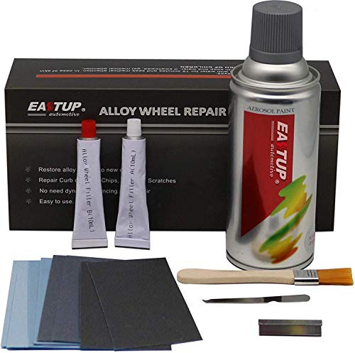 EASTUP 80003 Alufelge Kratzerentfernungskit Alufelge Schrammen Kratzer Entferner (Silberfarben)