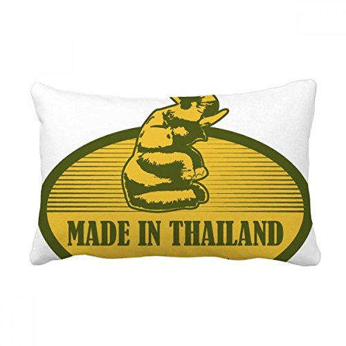 DIYthinker Thai Customs Culture Made in Thailand Throw Lumbar Pillow Insert Cushion Cover Home Sofa Decor Gift