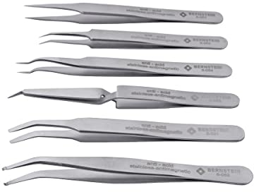 Bernstein SMD Pinzetten Satz 6-tlg (5-050-ES)