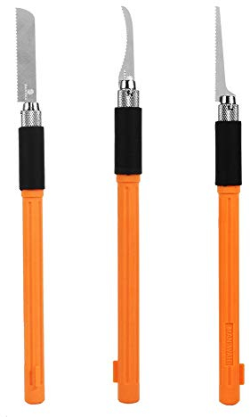 Alomejor Mini Handsäge Pocket Hobby Handsäge Set mit Wechselbaren Sägeblättern Bastelklinge für Modell DIY Werkzeug