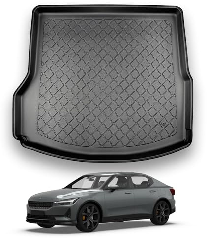 NOMAD Boot Liner Mat for Polestar 2 2020+, Premium Anti-Slip TPE Car Boot Protector Tray, Waterproof Raised Edge Trunk Mat, Easy Clean Cargo Floor Liner