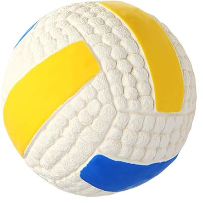 Ballon Indestructible pour Chiens,Ballon de Football Indestructible pour Chiens - Les chiots mâchent le ballon de football de chien de jouet | Balles robustes et grinçantes pour chien, jouet à mâcher