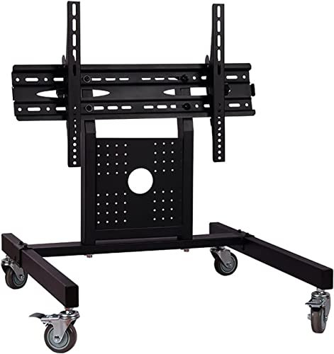 LwsCUiH Brazo del Monitor Soporte for TV, Carrito for TV móvil, Rueda de Soporte for TV móvil, Adecuado for televisores de Pantalla Plana/Curva de 32-65 Pulgadas