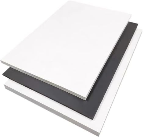 Skum bräda, Vit PVC-skumskiva 15 mm tjock i flera storlekar Paket om 3(1.5x10x10cm)