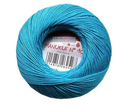 Schoeller Manuela 10 türkis Filethäkelgarn