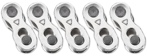 Bicycle Missing Link, 5 Pairs Bike Chain Links Quick Release Bicycle Chain with Magic Joint Connector for 8/9/10 Speed Bike (8/7/6 speed) Cycling Bicycles And Spare Parts