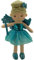 Sweety Toys 13258 Stoffpuppe Fee Plüschtier Prinzessin 30 cm blau