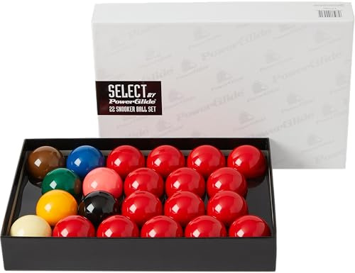 POWERGLIDE Select Snooker Ball Set 22 Ball 2 1/16in – 15 Reds