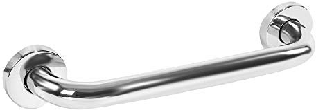 30cm Bathroom Handrail Grab Bar for Bathtub, Anti-Slip Pattern Stable and Reliable, Thicken Stainless Steel Chrome Grab Handles, Safety Hand Rail, for Bathroom Toilet Kitchen Stairs