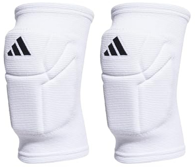 Adidas Unisex-Adult Elite Volleyball Kneepads, White/Black, Medium