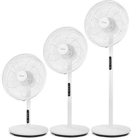 Ardes - AR5PR4003 Ventilatore Multifunzione HURACAN 3 in 1 - Ventilatore Piantana e da Tavolo 5 Pale - Oscillante, Inclinazione Regolabile - Telecomando e Timer