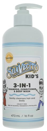 Suavecito - Kid's 3-IN-1 - Shampoo, Conditioner und Duschgel für Kinder 473 ml