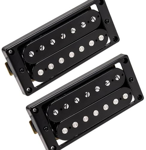 pickup set för elgitarr Elgitarr 7-strängad Dubbel Pickup BK Elgitarr Pickup Gitarrtillbehör Humbucker Pickup