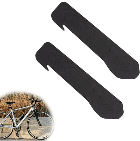ZIJANG 2 Stück Fahrrad Kettenschutz, Mountainbike Kettenstrebenschutz, Fahrrad Rahmenschutz Dient zur Vermeidung von Kratzern und zum Schutz des Rahmens