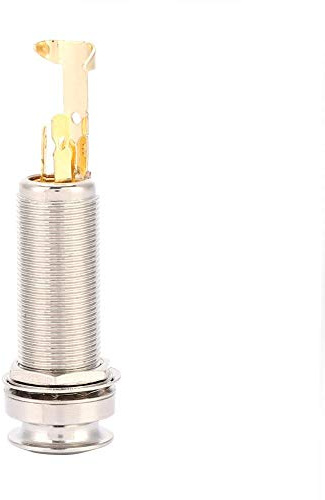 Presa jack per cordiera, pickup a doppio canale da 57 mm con avvolgimento in rame per chitarra elettrica e ukulele Spina per cordiera