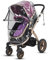 1 STÜCK PVC Transparent Universal Faltbare Wasserdichte Kinderwagen Regen Abdeckung Staub Windschutz Kinderwagen Zubehör Reißverschluss Fenster Design