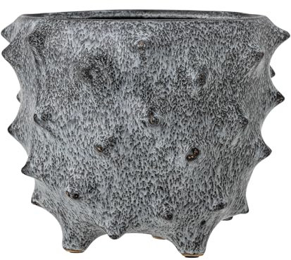 Bloomingville Creative Collection Ademir Blumentopf, Blue, Steingut, T21xH17,5 cm