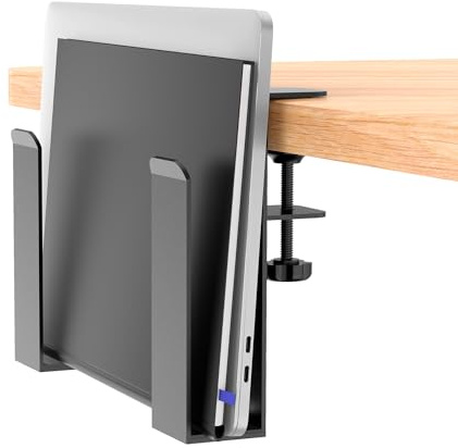 WYYHAA Supporto Regolabile Per Laptop Sul Lato Della Scrivania, Supporto Da Scrivania in Metallo Per Notebook Sospeso, Morsetto Senza Perforazione Per Macbook Pro, Documenti