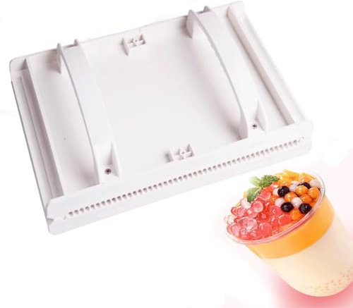Máquina formadora de Perlas de Tapioca, Herramienta for Hacer Perlas de Boba de Burbujas, máquina Manual for Hacer Perlas de Tapioca, Tabla de Frotar de Bolas de yuca con Bola de Taro de píldora(6MM)