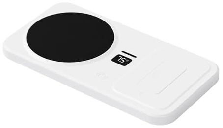 Muggvärmare | Smart kaffe med trådlös laddning av drycker - 21,9 x 11,5 x 1,6 cm, uppladdningsbar uppvärmd underlägg, bärbar laddare för klocka, telefon, skrivbord, bord d