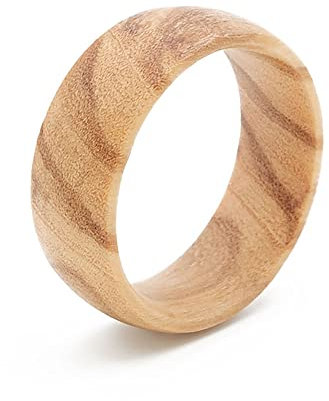 fablano Ring Olivenholz 8mm Matt (64 (20.4mm))