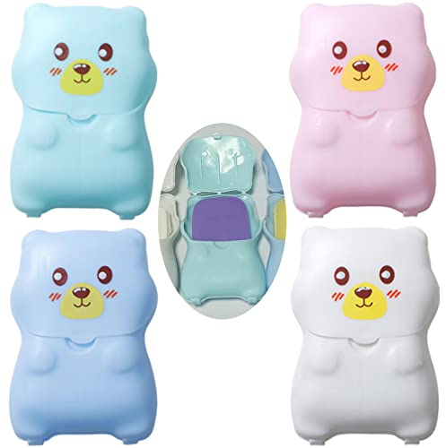 Saijer Fogli di Sapone da Viaggio, (400 Fogli) Sapone in Fogli da Viaggio Monouso Sapone Portatile in Foglietti Sapone da Viaggio in Fogli Orsetto Mini Sapone Carta all'Aperto Campeggio Escursioni