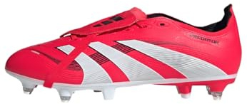 Adidas Unisex League Fold-Over Tongue Soft Ground Football Boots, Lucid Red/Cloud White/Core Black, 46 EU