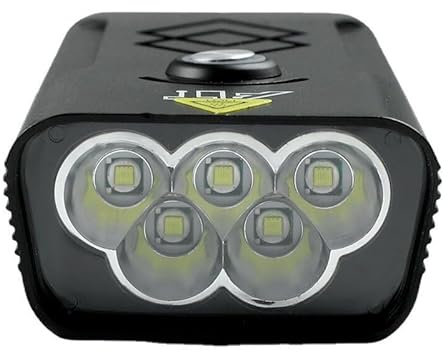 Juego de luces LED ultrabrillantes y traseras para bicicleta MTB, linterna para faros delanteros de bicicleta MTB, iluminación nocturna, iluminación al aire libre, lámpara giratoria, luz trasera,