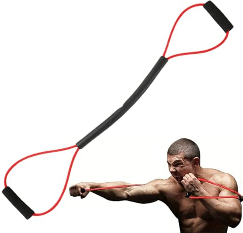 Bandas Resistentes al Boxeo de Sombra,Bandas elásticas para Ejercicio | elásticas de Boxeo,Equipo de Entrenamiento de Fuerza, Cuerda de tracción para Entrenamiento de Agilidad con Asas cómodas
