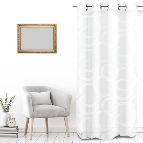 Soleil d'ocre, Visillo con ojales 135x250 cm CIRCLE