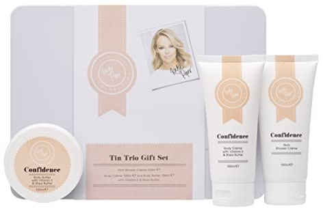 KATIE PIPER burk-trio-presentset, 100 ml duschkräm, 100 ml kroppskräm och 100 ml kroppssmör