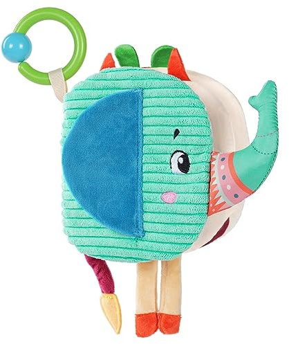 Aolso Livres en tissu pour bébés, animaux, apprentissage et éducation pour enfants préscolaires, doux pour nouveaux-nés