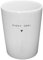 BAVAREGOLA Daddy Cool Porzellan Becher weiß 280ml mit Spruch - Tasse ohne Henkel für Kaffee, Tee, Latte oder Cappuccion - Geschenk für Männer