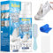 Nettoyant Chaussure, Nettoyant Chaussure Blanch, Kit Nettoyage Chaussure Élimine la Saleté et les Taches, Nettoyant Daim Chaussure avec Brosse, Nettoyant Basket Blanche, Tricot, Toile, Cuir, Bottes