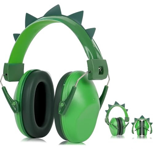 Cexovo Casque Anti Bruit Enfant, Protection Auditive pour Enfants SNR 28dB Casque Pliable Réglable Confortable Garcon et Fille Âge 3-16 Years Casque Anti-Bruit pour L'étude Robuste et facile à Ranger