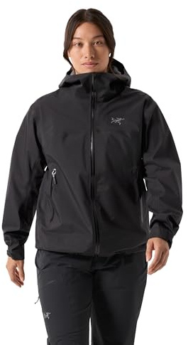 Arc'teryx Beta Jacket Women's | Gore-Tex ePE Shell, Maximum Versatility - Waterproof Womens Hiking, Rain Jacket | Black, Medium