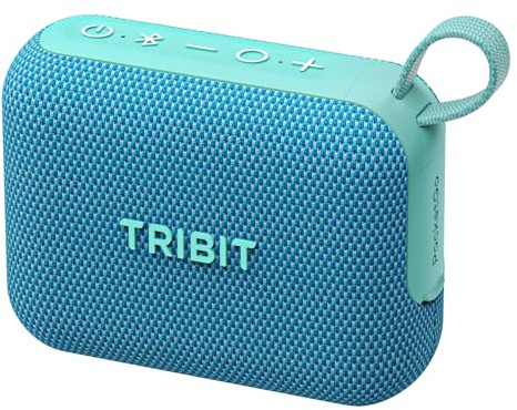 Tribit PocketGo Cassa Bluetooth portatile, 20 ore di autonomia, IP68, Bluetooth 6.0, suono potente, EQ, TWS, galleggiante, altoparlante wireless da 7 W ideale per viaggi e attività all’aperto, nero