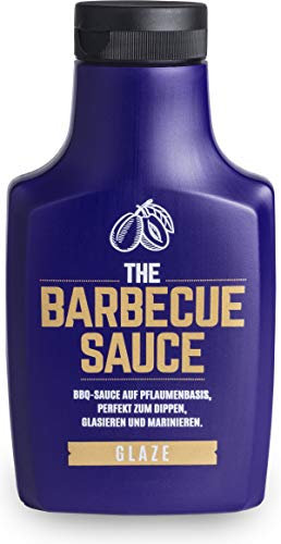 THE BARBECUE SAUCE GLAZE | BBQ Sauce auf Pflaumenbasis | Süßlich-zimtige Grillsauce für Grillmeister | Long Jobs Glasur & Mopsauce | Perfekt als Dip, Glasur & Marinade | GELD-ZURÜCK GARANTIE | 390g