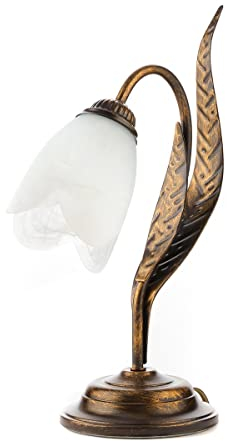 ONLI 4240/L Lampada da Tavolo, Bianco, 25 X 38 Cm