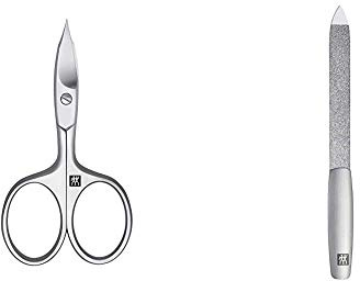 ZWILLING TWINOX Nagelschere Maniküre Pediküre rostfreier Edelstahl mattiert 90 mm 47660-091-0 & Twinox Saphir-Formfeile Maniküre Pediküre Nagel poliert 130 mm 88326-131-0