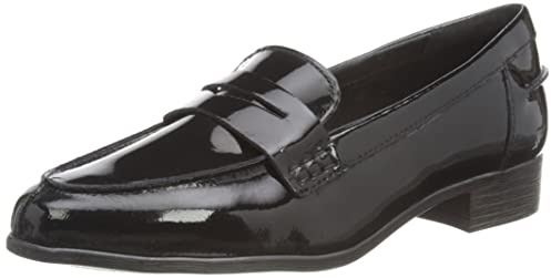 Clarks Hamble Loafer, Mocassini Donna, Nero (Nero Black Pat I), 35.5 EU