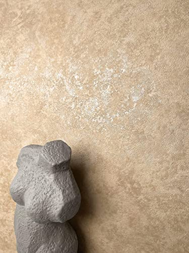 NEWROOM Papier peint Marron Couleur Unie Intissé - Couleurs Unies Beige Unicolore Texture Classique