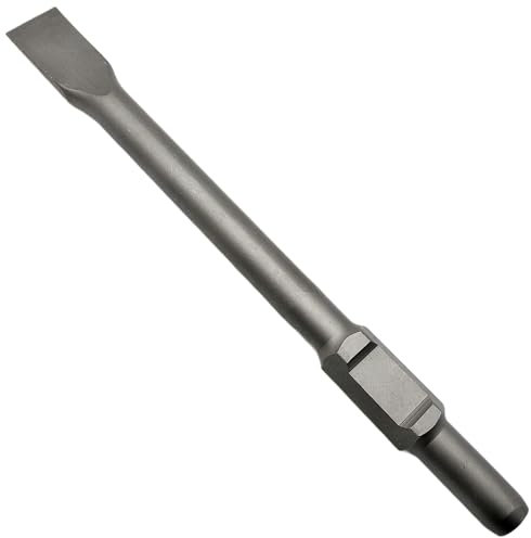 Solid 400 mm Kraftfeld Chisel SDS Hexagonal HEX 30 mm Pointed Chisel or Flat Chisel or Shovel for Demolition Hammer (Flat Chisel)