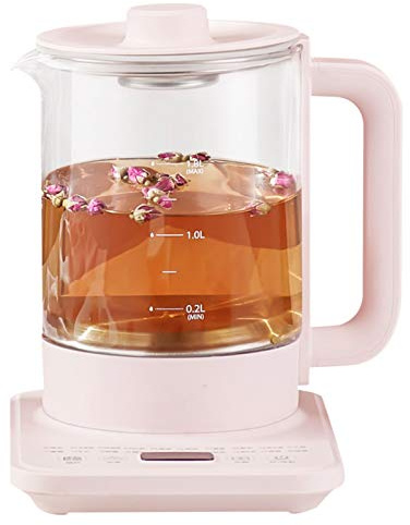 bollitore intelligente, La teiera multifunzionale automatica del fiore di vetro di ispessimento può cucinare la teiera nera