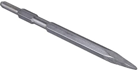 OEBUAFI Spetsmejsel Hex Elektrisk Plockmejsel för Spetsrivning 17 X 280 Mm Kylt Stål för Byggnadsarbetare (17x280MM punkt)